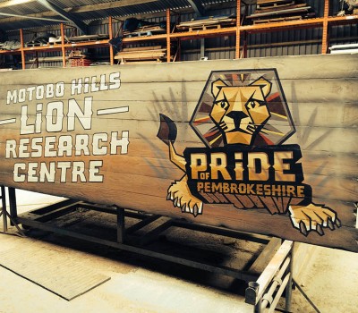 Lion Research Centre Sign