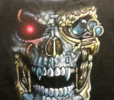 Biker Styled Skull