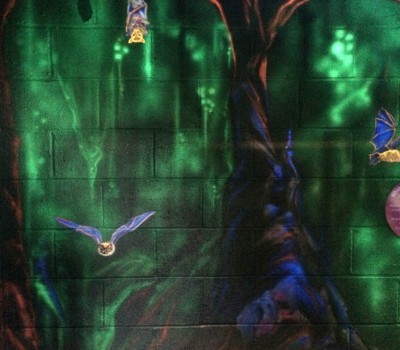 Bats in UV Mural