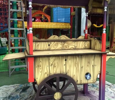Themed Sales Cart – During Painting
