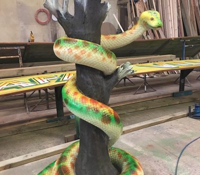 Snake Around a Tree