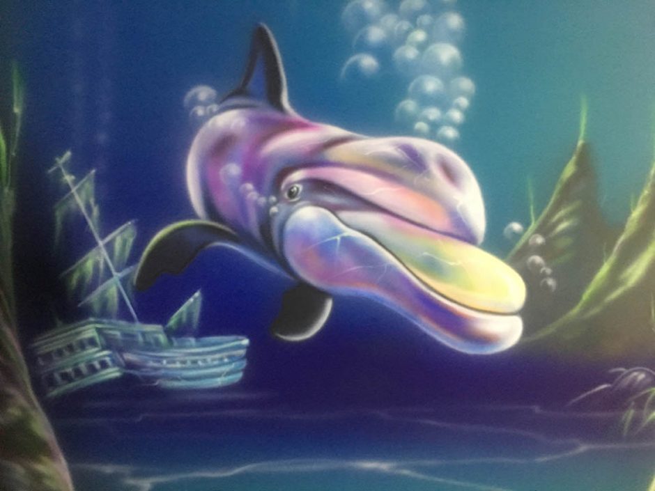 Dolphin Blowing Bubbles