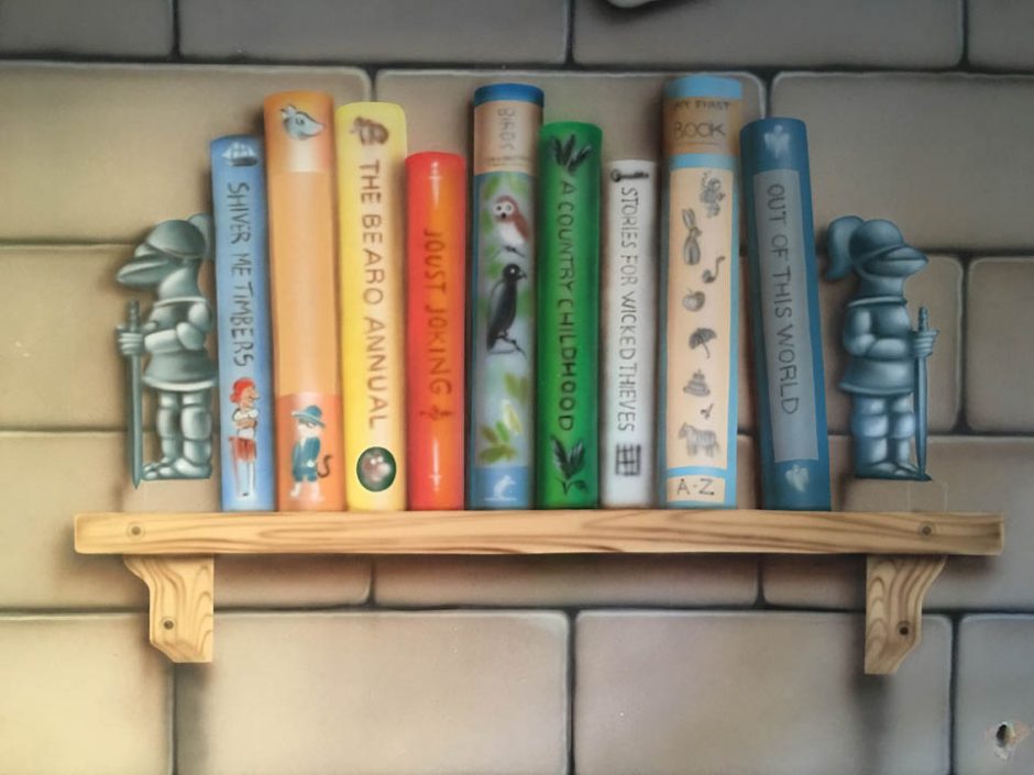Books On A Shelf