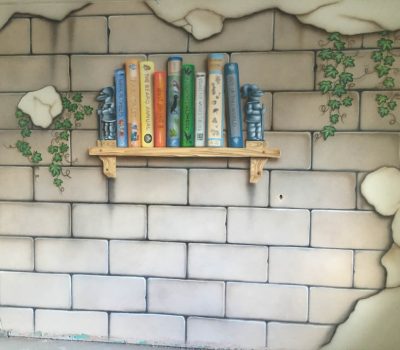 Stone Wall with a Shelf