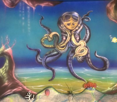 Octopus and the seabed