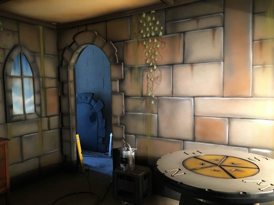 In Progress Door and Compass