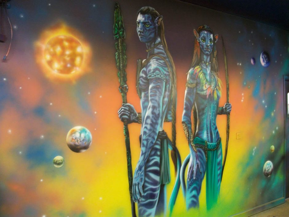 Avatar and Space Scene