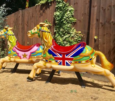 Dobby Horses with Flags