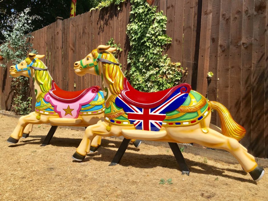 Dobby Horses with Flags