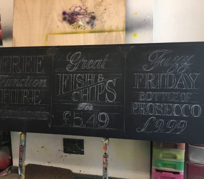 Chalkboard in Progress