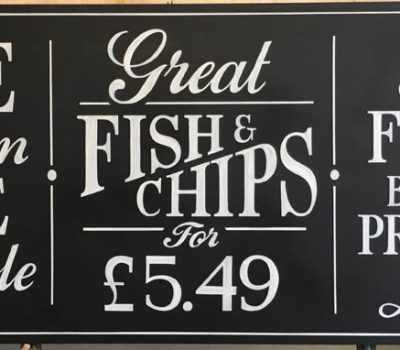 3 Panel Chalkboard