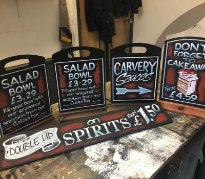 Salad, Carvery and Cake Chalkboards