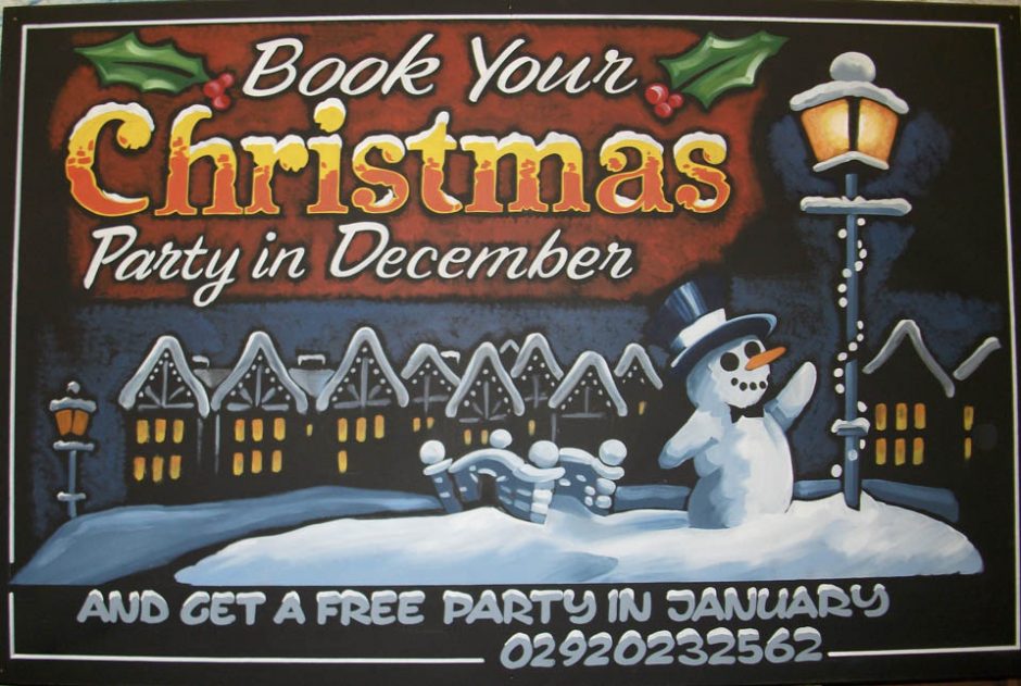 Book Your Christmas Party