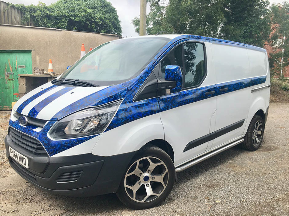 Airbrushed Van