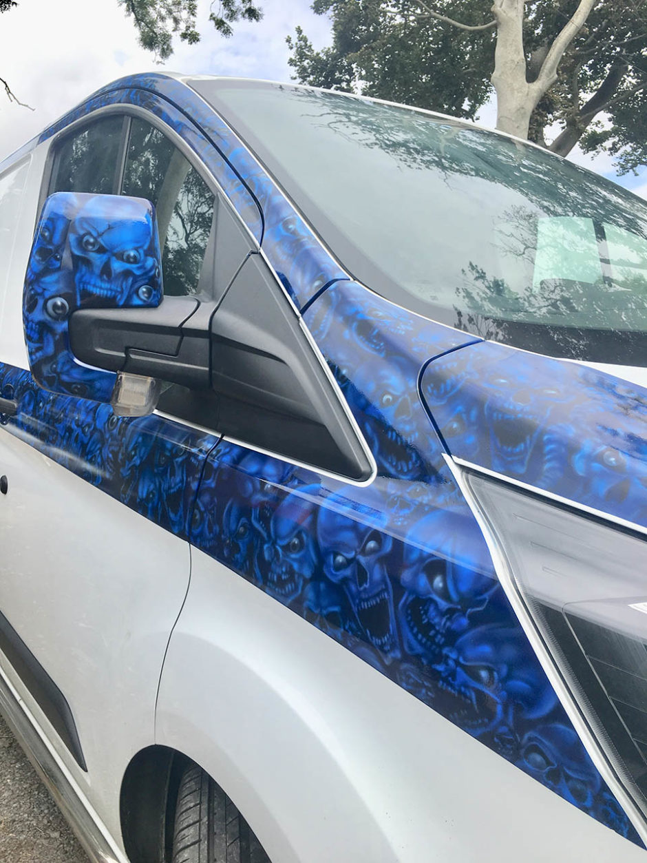 Detail – AirBrushed Skulls