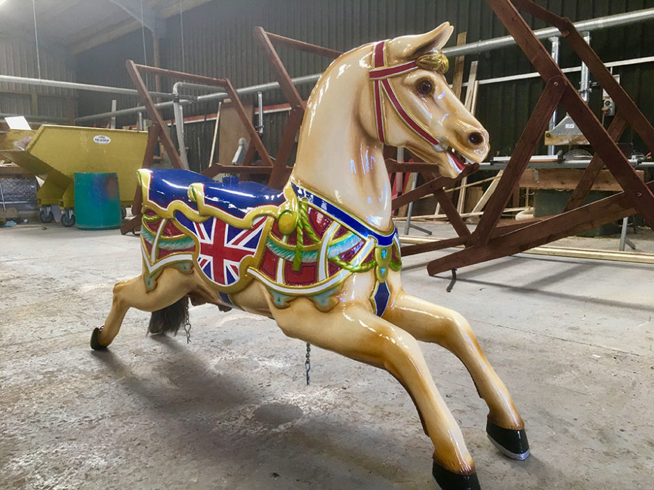 Fairground Horse for Folly Farm