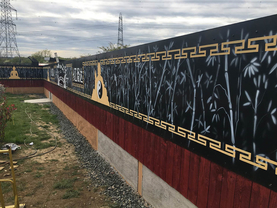 Mural in Progress