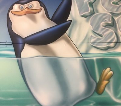 Penguin Left of Mural