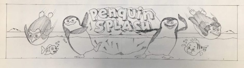 Sketch of Penguin Splash